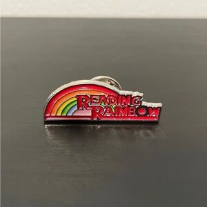 Reading Rainbow Pin NEW Pinback Brooch PBS Kids 80s 90s Y2K TV Metal Enamel